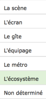 La typologie