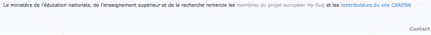 Mentions et contact
